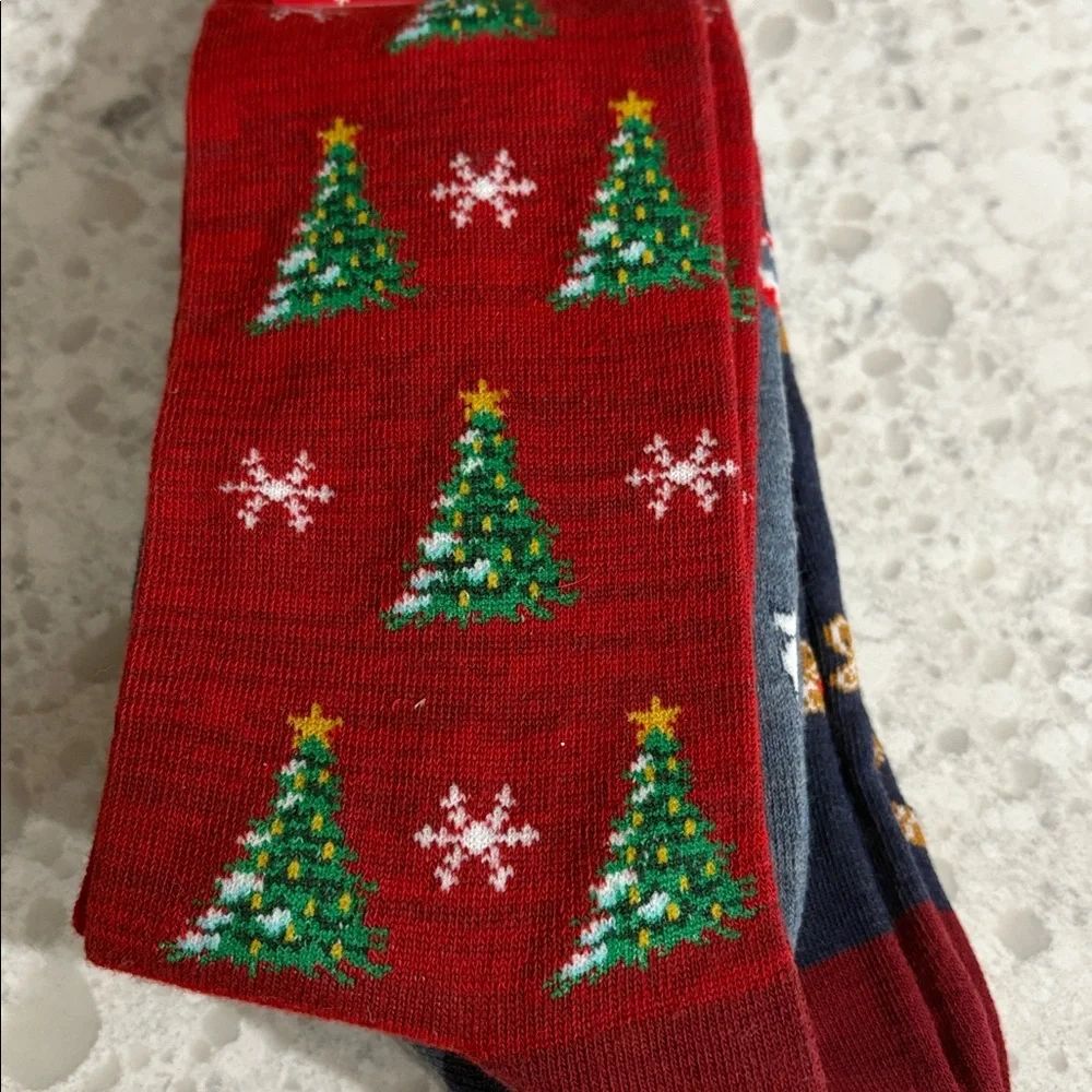 NWT Men’s 3 pack Christmas breathable novelty socks - Picture 10 of 11